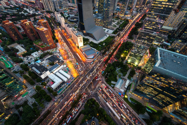 istock Busy Night Traffic Peak in Beijing 1731298717