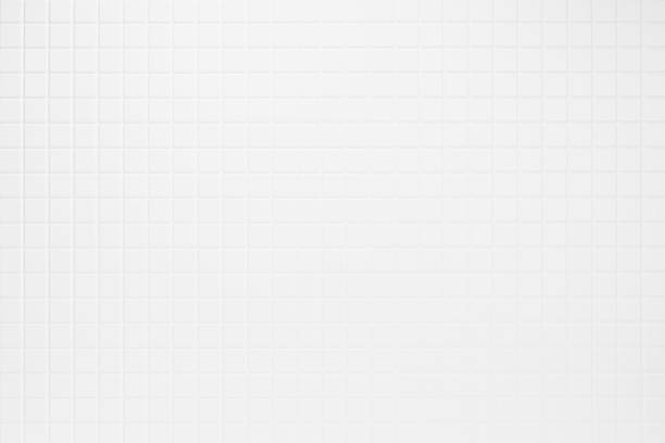 istock Elegant white tiny square ceramic tiles as texture, background, top view, in classic mediterranean style. 1731305241