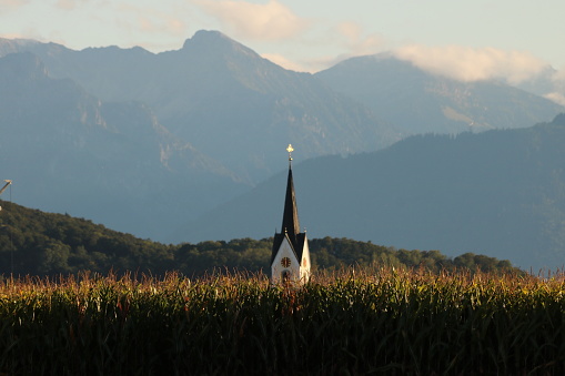 Church in the landscape