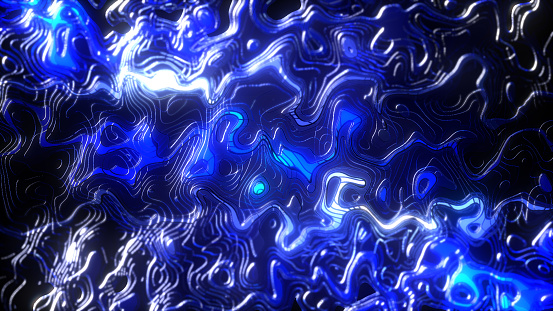 3d render of everchanging detailed particle texture in vivid colors.