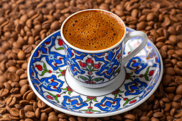 istock Traditional delicious Turkish coffee or Greek coffee 1731371829
