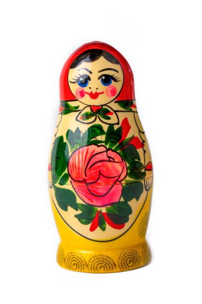 istock A russian matryoshka doll on a white background 1731379024