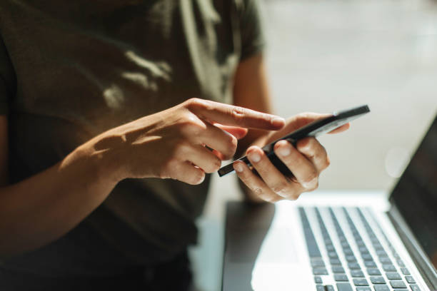 Holding a modern smartphone