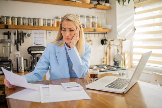 istock Woman is going through household finances 1731395171