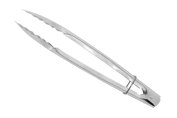 istock Kitchen tongs on a white background. 1731403258