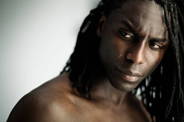 istock Young man dark portrait. 173143839