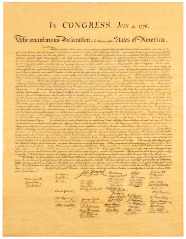 The Declaration of Independence.