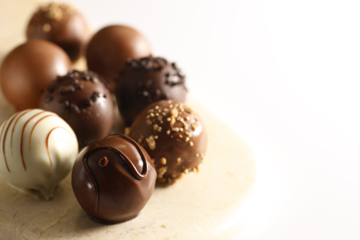 Chocolate truffles.