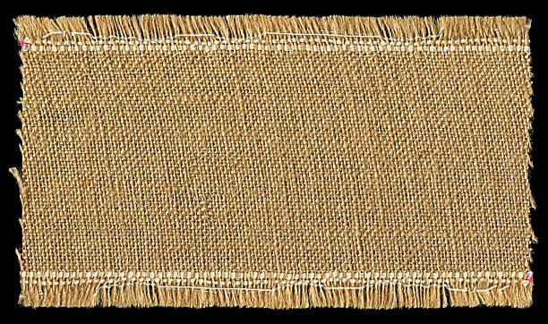 textura de fondo de arpillera con bastidor - sack burlap burlap sack bag fotografías e imágenes de stock