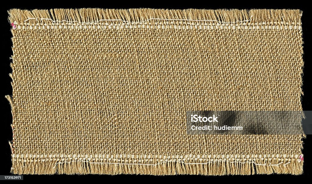 Burlap textured background with full frame ★Lightbox: Textures & Backgrounds Burlap Stock Photo