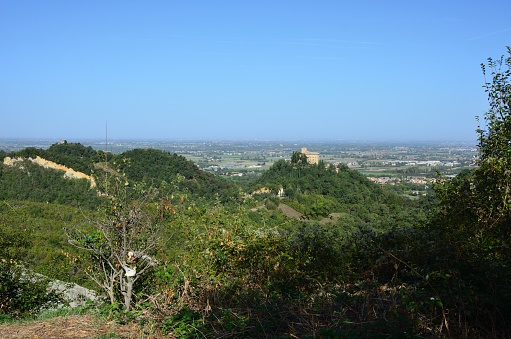 Four hills in the territory of Quattro Castella on the Apennines of Reggio Emilia, on all of them stood castles now destroyed, the only one remaining is the castle of Bianello, home of Matilde di Canossa