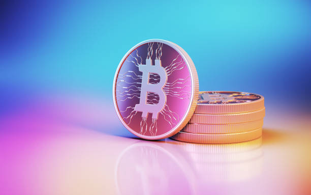 istock Bitcoin Crypto Currency on Pink Blue Orange Finance Chart Softness Background 1731573696