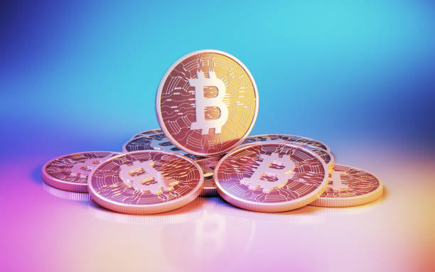 istock Bitcoin Crypto Currency on Pink Blue Orange Finance Chart Softness Background 1731574363