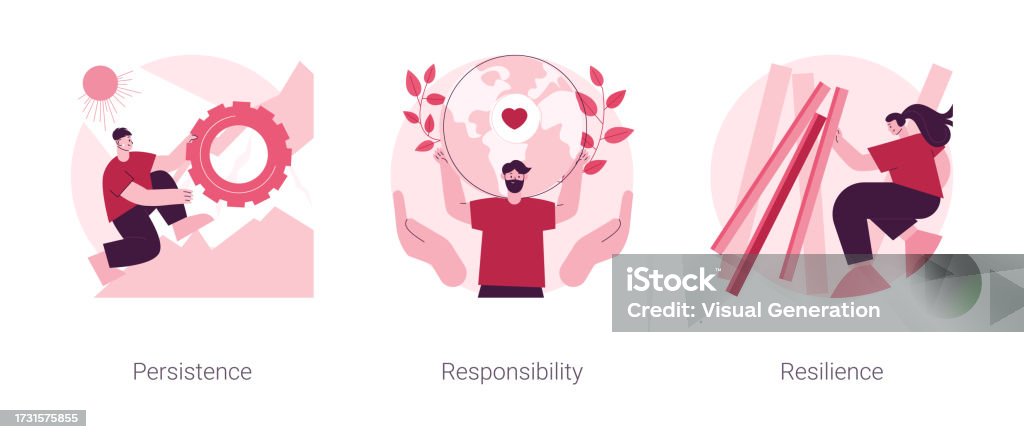 Strength Abstract Mental Strength Abstract Concept Vector Illustrations Stock ...