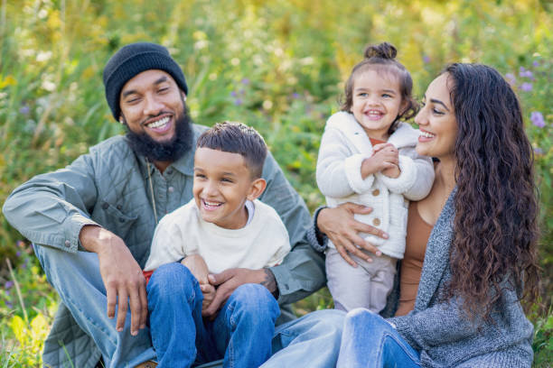 istock Fall Family Portrait 1731676424