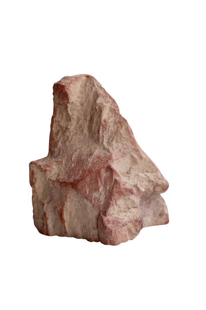 istock Long natural stone isolated on white background 1731690725