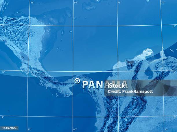 Foto de World Cidade Do Panamá e mais fotos de stock de América Central - América Central, Azul, Cartografia
