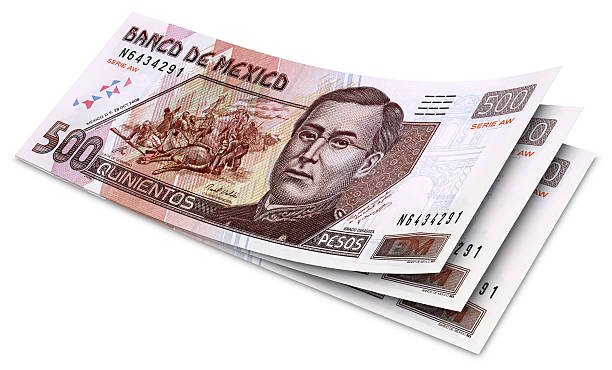 Stack of five hundred bills