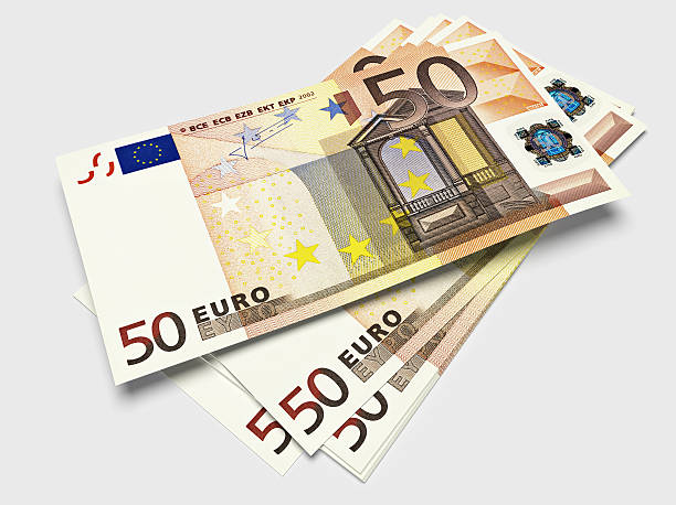 listas de cincuenta euros - french currency fotografías e imágenes de stock