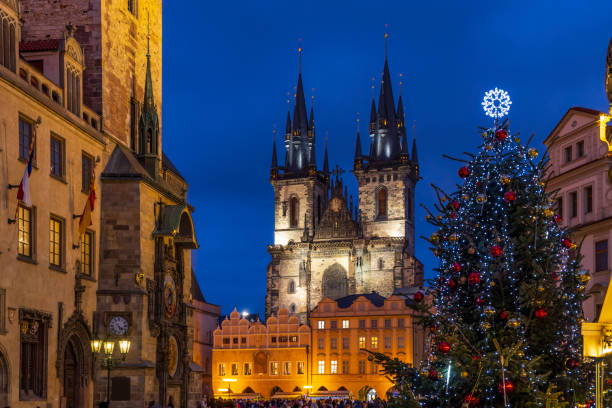 istock Old Town Square at Christmas time, Prague, Czech Republic 1731707470