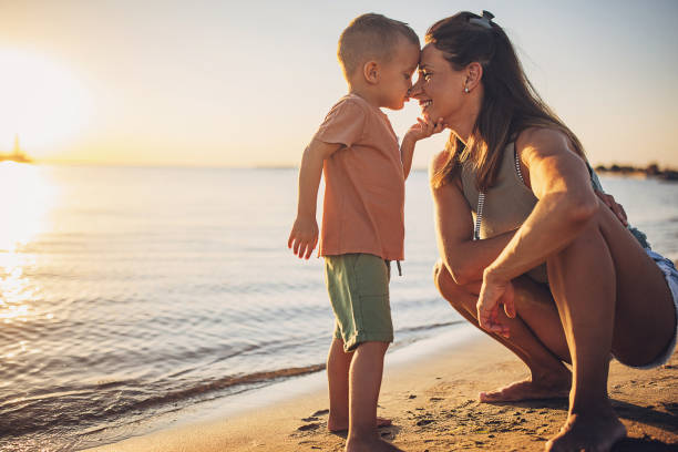 istock Woman with son on vacation 1731764632