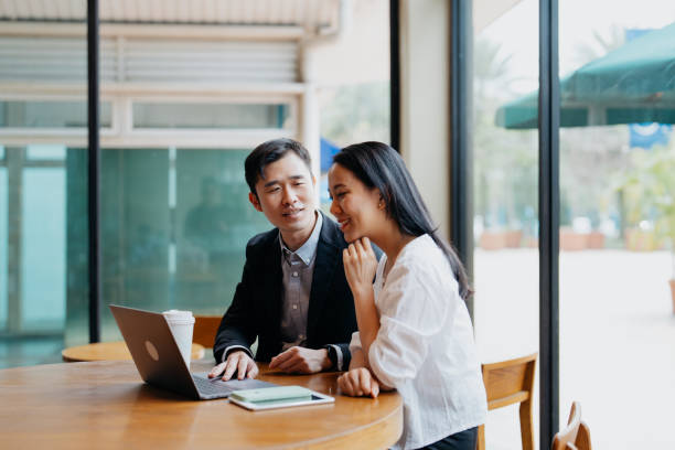 istock Insurance agent having discussion with client in cafe 1731803221