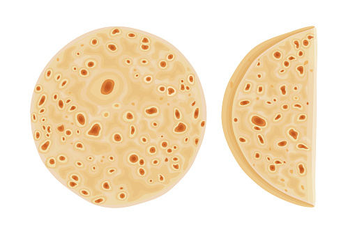 tortillas on white background. Vector eps 10. Perfect for wallpaper or design elements