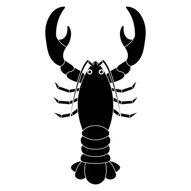 Vector illustration of Lobster icon.