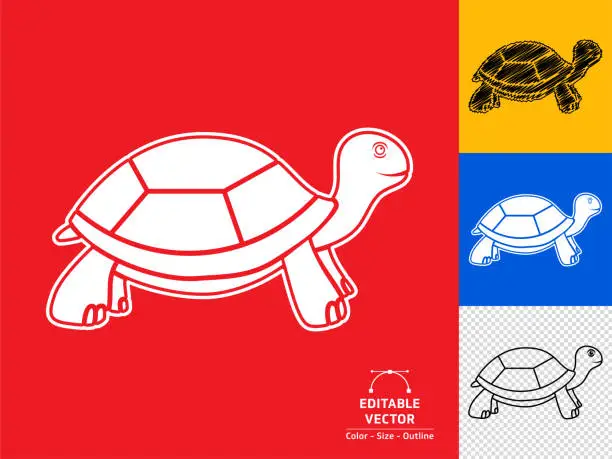 Vector illustration of Turtle icon.