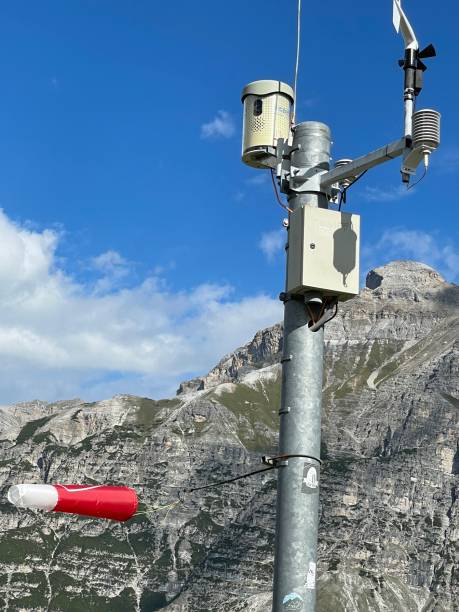istock White weather station against a blue sky 1731862902