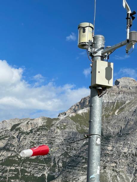 istock White weather station against a blue sky 1731862918