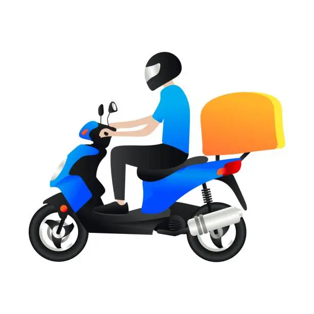 Vector illustration of delivery service vector illustration