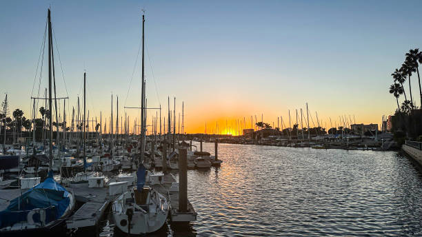 istock Colorful Sunset in Marina del Rey, CA 1731938241