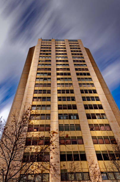 istock Modern office buildings in the financial district 1731951010