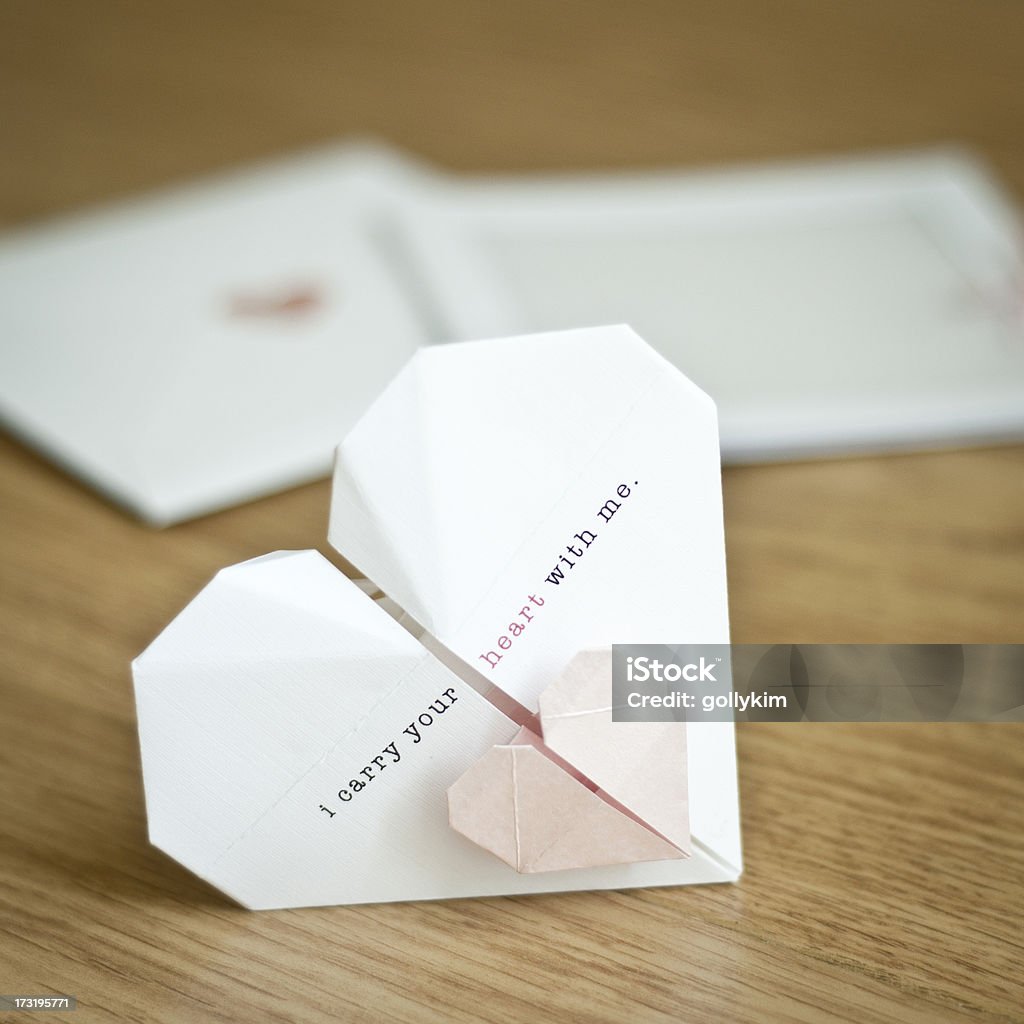Invitación de boda - Foto de stock de Origami libre de derechos