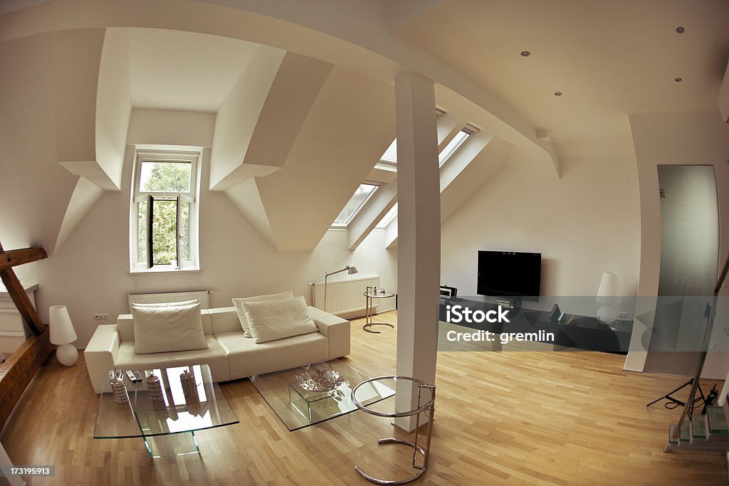 Modern loft apartment Modern European loft apartment. Architecture Stock Photo