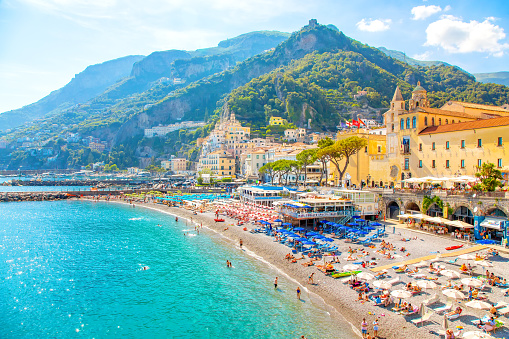 Amalfi town coastline, province of Salerno, Italy travel photo