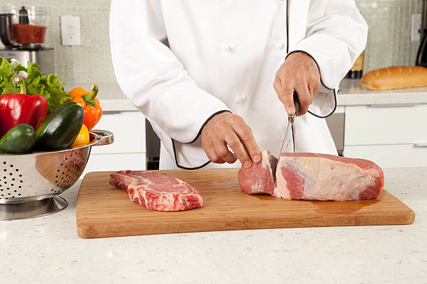Master Chef Cutting Meat