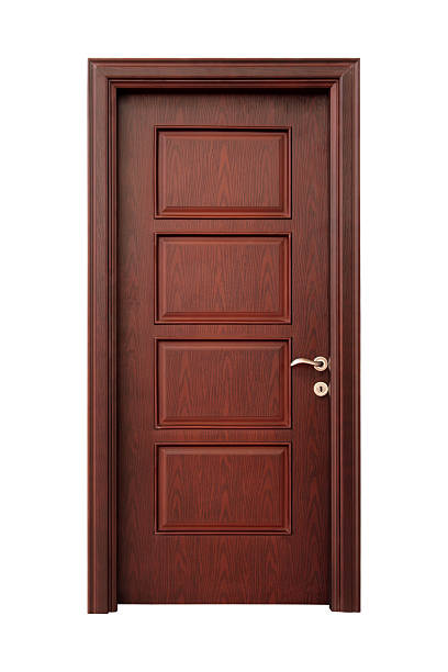 porta interior de madeira - wooden doors - fotografias e filmes do acervo