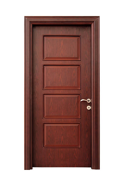 деревянный интерьер дверь - wooden doors стоковые фото и изображения