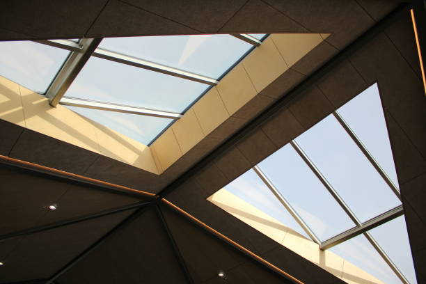 istock Modern skylight windows taken indoors during the day 1732028723