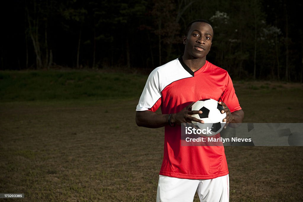 Freundliche soccer player - Lizenzfrei Fußballspieler Stock-Foto