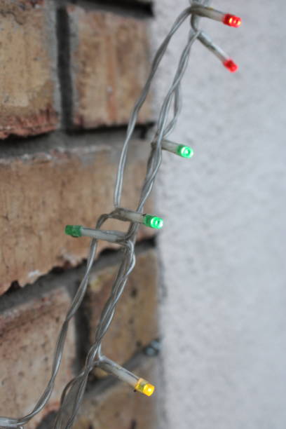 istock Up close picture of string LED lights 1732035926