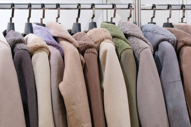 istock Luxury fur coat very sofly in vintage style 1732045697