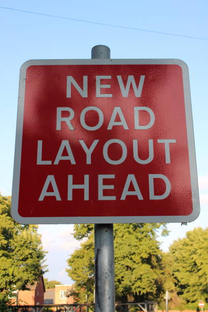 istock Red Road sign 
