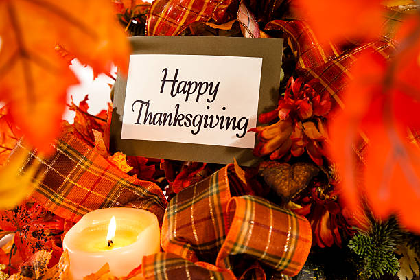 Happy Thanksgiving still life.    