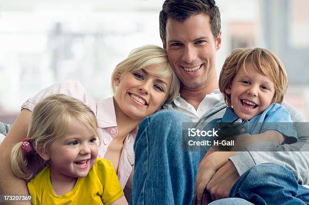 Young Family Stock Photo - Download Image Now - Child, Embracing, Mother
