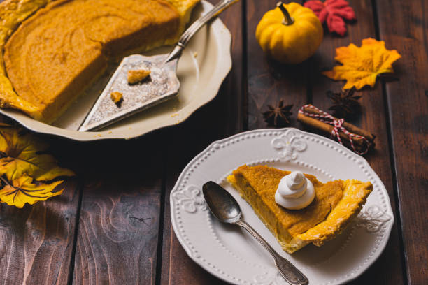 istock Thanksgiving holiday pumpkin pie 1732140306