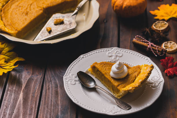 istock Thanksgiving holiday pumpkin pie 1732140322