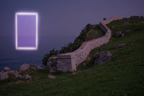 istock Abstract portal to the metaverse 1732147336